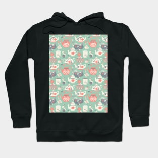 Tea time Japanese relax pastel tints Hoodie